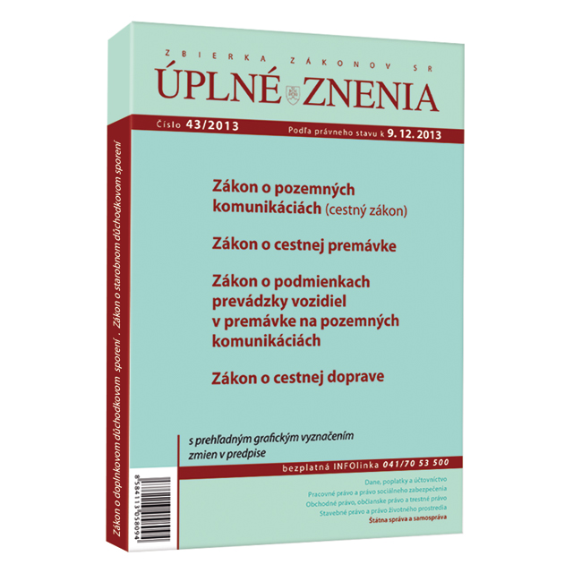 zakon č 8 2009 zz o cestnej premavke