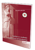 Notitiae ex Academia Bratislavensi Iurisprudentiae - III/2010