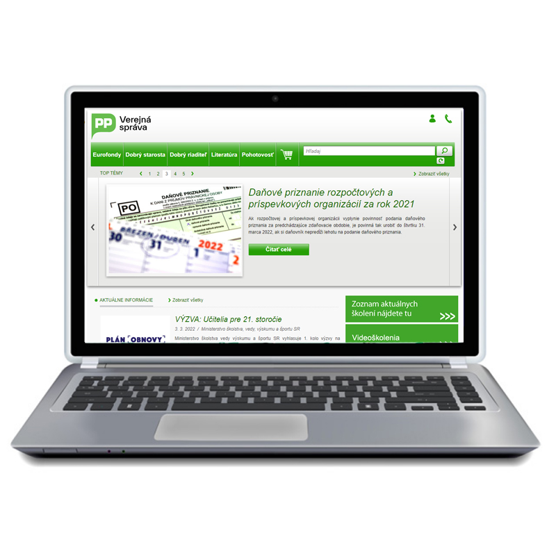 Verejná správa Slovenskej republiky - odborný online systém