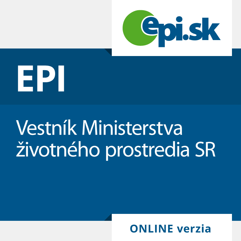 EPI Vestník Ministerstva životného prostredia SR