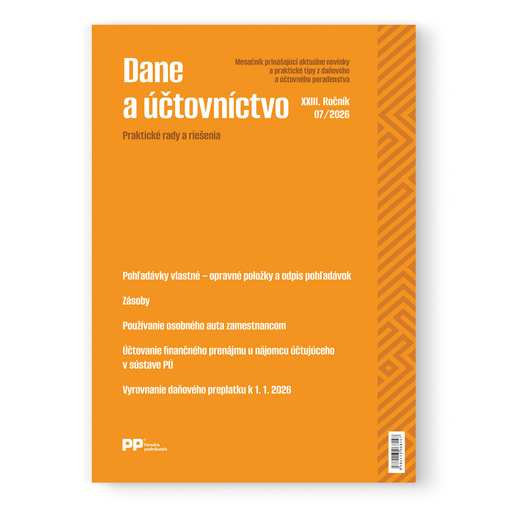 Dane a účtovníctvo 7/2026