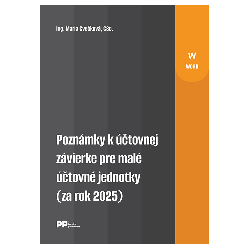 Poznámky k účtovnej závierke pre malé účtovné jednotky (za rok 2025)