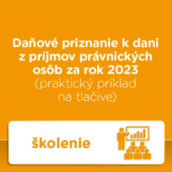 Daov priznanie k dani z prjmov prvnickch osb za rok 2023 (praktick prklad na tlaive)