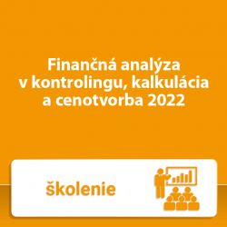 Finančná analýza v kontrolingu, kalkulácia a cenotvorba 2022