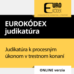 Judikatra k procesnm konom v trestnom konan (ONLINE verzia)