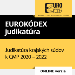 Judikatúra krajských súdov k CMP 2020 – 2022 (ONLINE verzia)