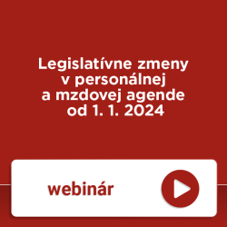 Legislatvne zmeny v personlnej a mzdovej agende od 1. 1. 2024
