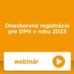 Oneskoren registrcia pre DPH v roku 2023