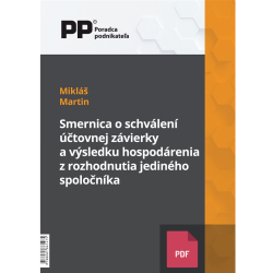 Smernica o schvlen tovnej zvierky a vsledku hospodrenia z rozhodnutia jednho spolonka