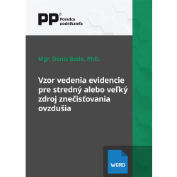 Vzor vedenia evidencie pre stredn alebo vek zdroj zneisovania ovzduia