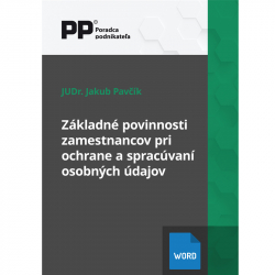 Zkladn povinnosti zamestnancov pri ochrane a spracvan osobnch dajov