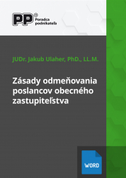 Zsady odmeovania poslancov obecnho zastupitestva