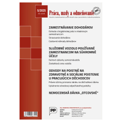Prca, mzdy a odmeovanie 5/2025