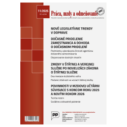 Pr�ca, mzdy a odme�ovanie 11/2025