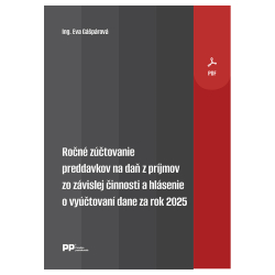 Ro�n� z��tovanie preddavkov na da� z pr�jmov zo z�vislej �innosti a hl�senie o vy��tovan� dane za rok 2025