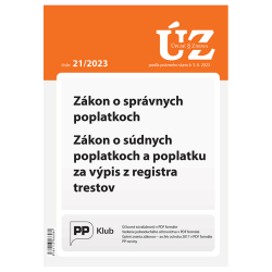 Zkon o sprvnych poplatkoch, Zkon o sdnych poplatkoch a poplatku za vpis z registra trestov