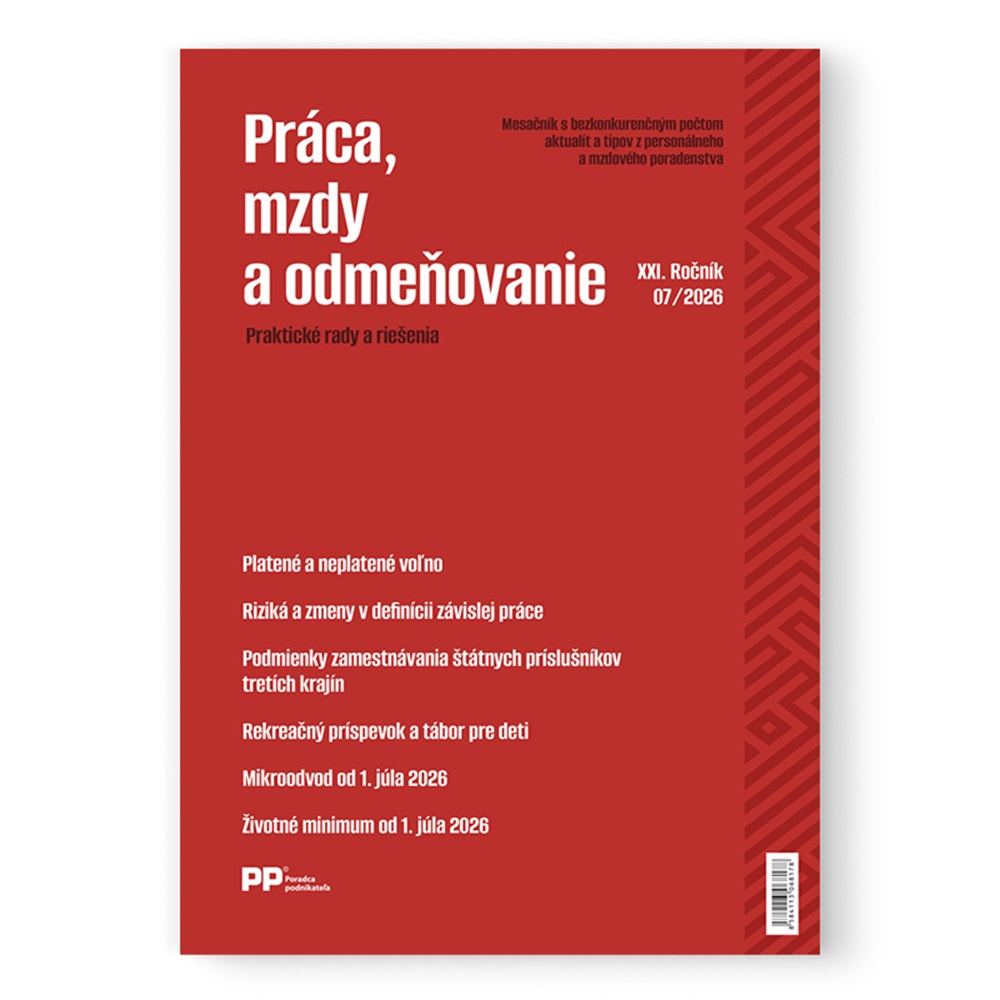 Práca, mzdy a odmeňovanie 7/2026