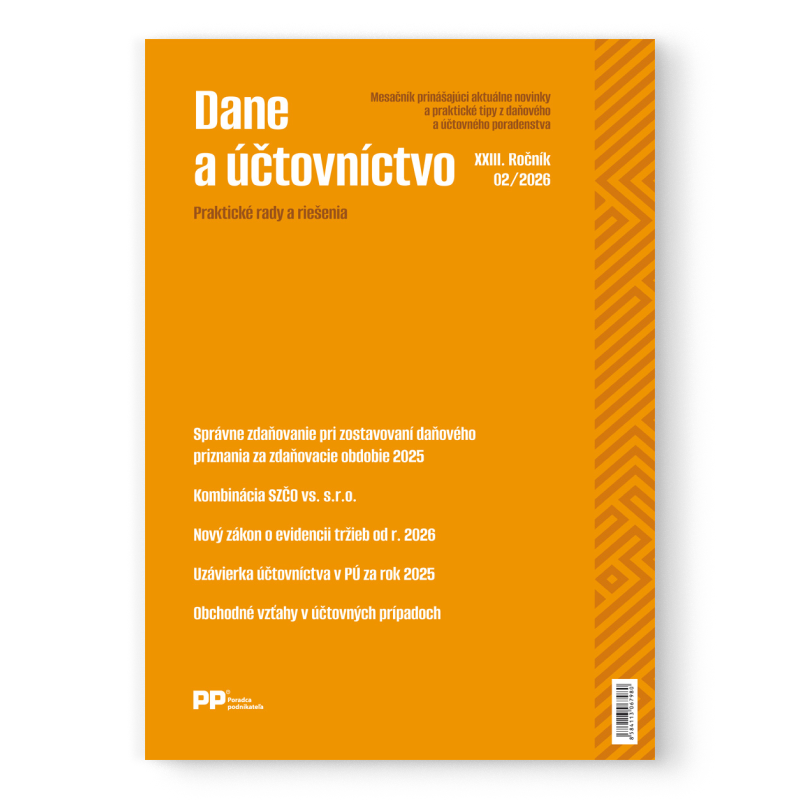 Dane a účtovníctvo 2/2026